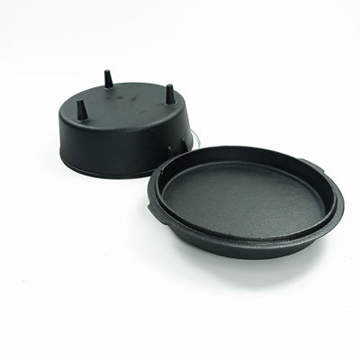Pot 24.5X13.5 de fonte d'émail d'OEM » pour la cuisine familiale et le camping