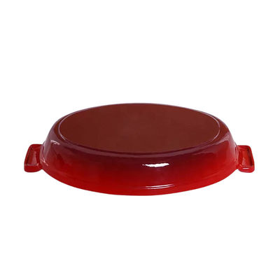 Fonte durable faisant frire Pan Enameled Cast Iron Pan BSCI ISO9006