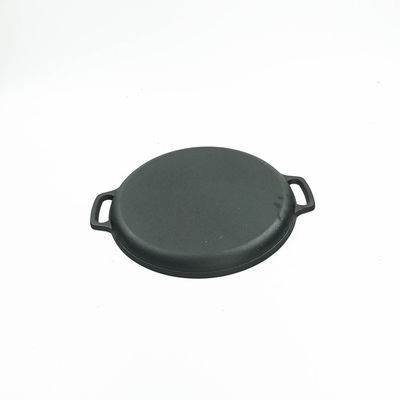 Casserole pré chevronnée de gril de fonte de la poêle 30/35cm de fonte