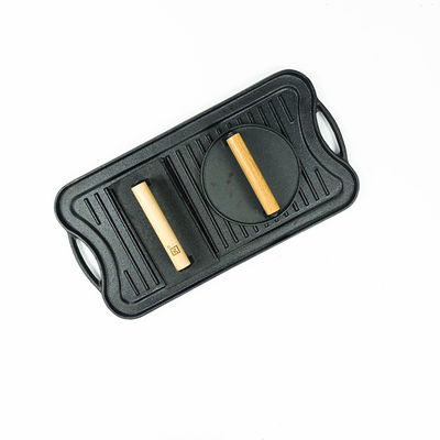 Matt Black Kitchen Cookware Accessories presse d'hamburger de fonte de 7 pouces