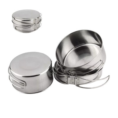 Acier 4pcs/Set d'OEM et d'ODM Stanley Camping Cooking Set Stainless