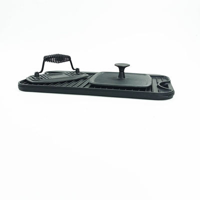 Presse de gril de fonte de Preseasoned pour les hamburgers formidables/viande