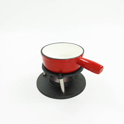pot de fondue de fromage de fonte de 21cm 12 livres durables et de durables