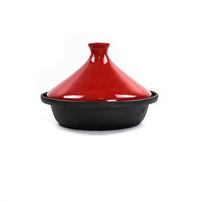 Ensembles de Cookware de fonte de 7 morceaux émaillés pour d'intérieur et extérieur