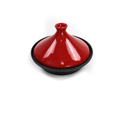 Le pot à cuire sans eau de fondue de fromage a émaillé la fonte Tajine