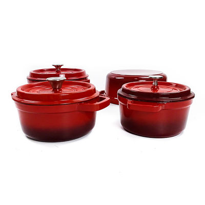 Néerlandais classique Oven Cocotte Enamel Coating de fonte d'ODM d'OEM