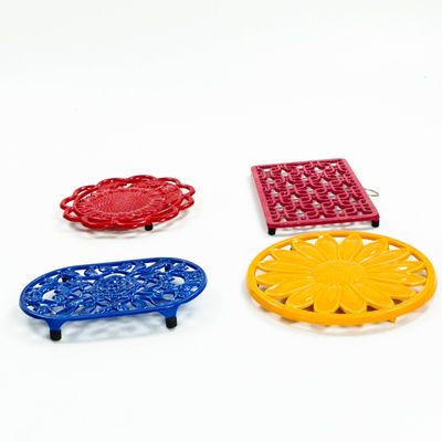 presse professionnelle d'hamburger de fonte de 18x0.9cm 7 pouces pré de chevronnée