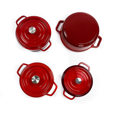Néerlandais classique Oven Cocotte Enamel Coating de fonte d'ODM d'OEM