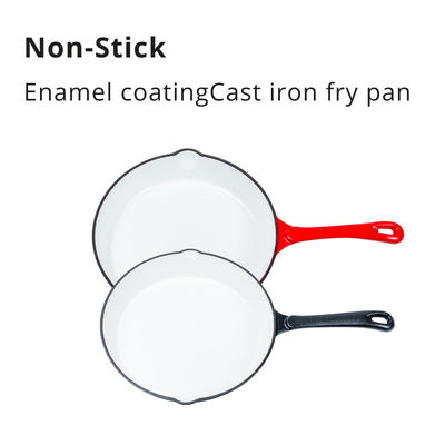 10 de pouce GV ISO9006 de Pan For Omelettes BSCI de friture de fonte de bâton non