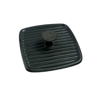 gauffreuse Pan With Press de barbecue de gauffreuse de gril de fonte de 51.2*26.5cm