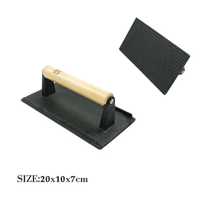 Presse de gril de fonte de Preseasoned pour les hamburgers formidables/viande