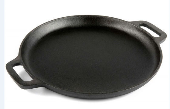 Casserole pré chevronnée de gril de fonte de la poêle 30/35cm de fonte