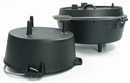 Pot 24.5X13.5 de fonte d'émail d'OEM » pour la cuisine familiale et le camping