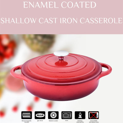 Chef Enameled Oval Dutch Oven With Lid Size 30cm 4.2/5.5kg