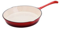 10 de pouce GV ISO9006 de Pan For Omelettes BSCI de friture de fonte de bâton non