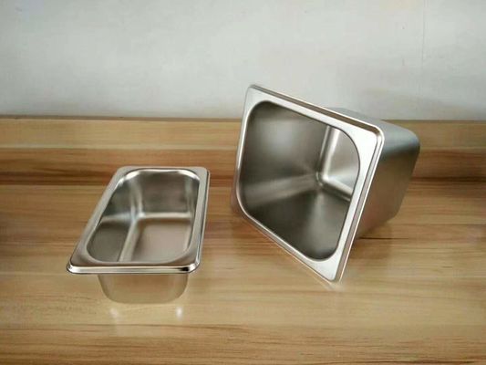 le Cookware d'acier inoxydable de 325×265×150mm place les casseroles commerciales d'hôtel pour la nourriture servante