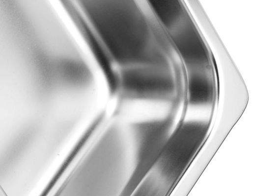 le Cookware d'acier inoxydable de 325×265×150mm place les casseroles commerciales d'hôtel pour la nourriture servante