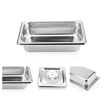 Le Cookware d'acier inoxydable de catégorie comestible place 6 universels dans la casserole d'hôtel