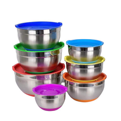 Le Cookware poli d'acier inoxydable place l'acier inoxydable résistant de saladier de rouille