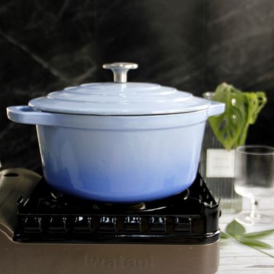 Cocotte en terre de fonte d'émail de la taille 21/24/26/28.5cm pour la restauration