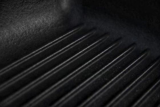 Le bâton émaux rouge de la casserole 10inch de poêle de fonte non cuisent Pan With Ridge à la friteuse