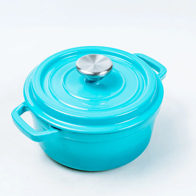 style classique de four néerlandais d'Oven Enamel Covered Round Dutch de fonte de 20cm