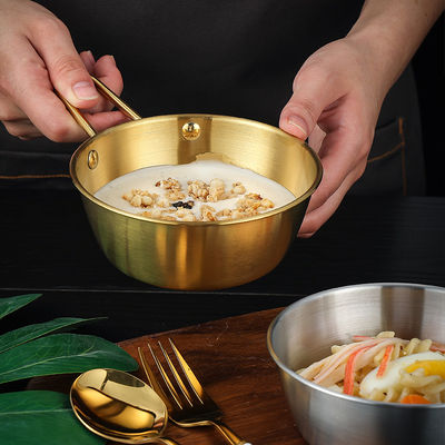 Le Cookware de l'acier inoxydable 304 place la cuvette pour servir Makgeolli