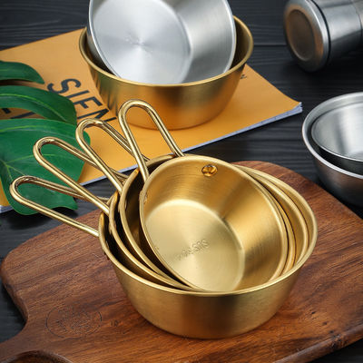 Le Cookware de l'acier inoxydable 304 place la cuvette pour servir Makgeolli