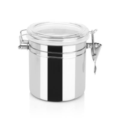 12.5/15/19.2cm Stainless Steel Airtight Storage Containers Silicone Sealing Ring
