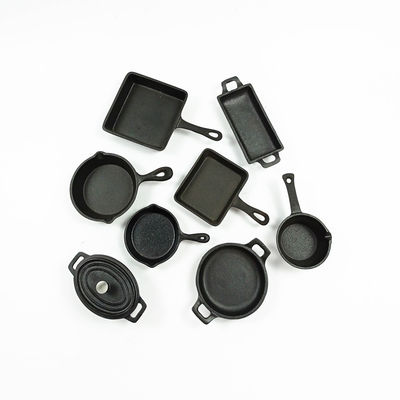 Fonte d'ODM d'OEM faisant frire Pan Grill Pan Set pré assaisonné BSCI