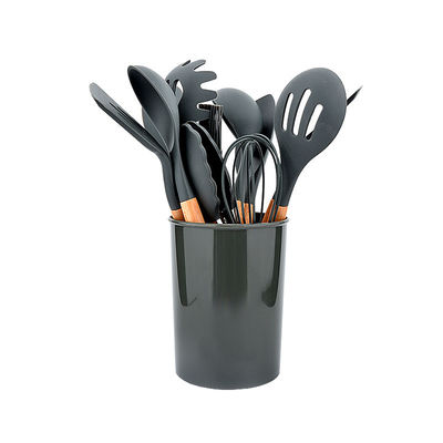 Ustensile antiadhésif d'accessoires de Cookware de cuisine réglé avec la longue poignée