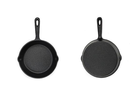 Fonte de Preseasoned faisant frire le dessus de fourneau de Pan With Long Handle For