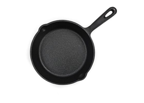 Fonte de Preseasoned faisant frire le dessus de fourneau de Pan With Long Handle For