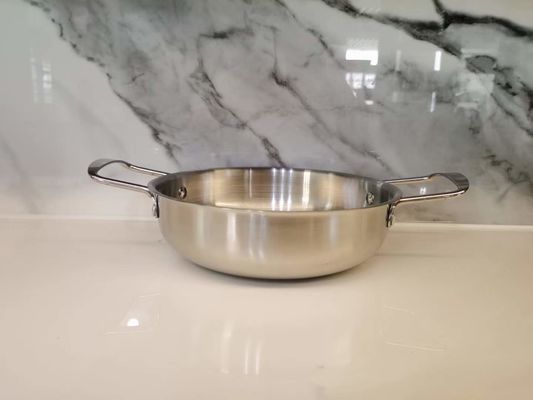 Le Cookware d'acier inoxydable de ruban place le pot d'acier inoxydable de la catégorie comestible 304