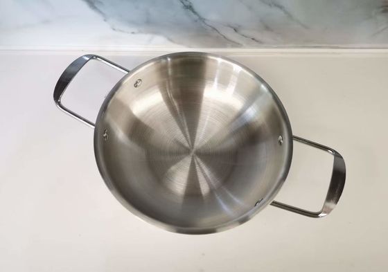 Le Cookware d'acier inoxydable de ruban place le pot d'acier inoxydable de la catégorie comestible 304