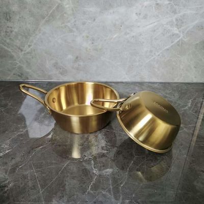 Le Cookware de l'acier inoxydable 304 place la cuvette pour servir Makgeolli