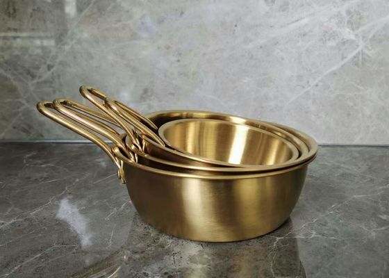 Le Cookware de l'acier inoxydable 304 place la cuvette pour servir Makgeolli