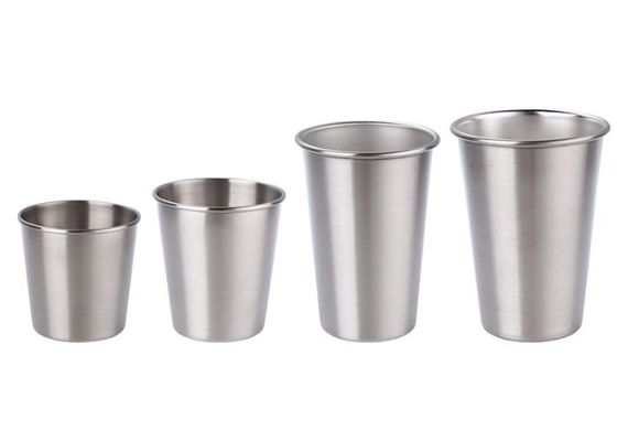304 certification d'or de la tasse 8.2/9.3cm d'acier inoxydable SGS/ISO9005