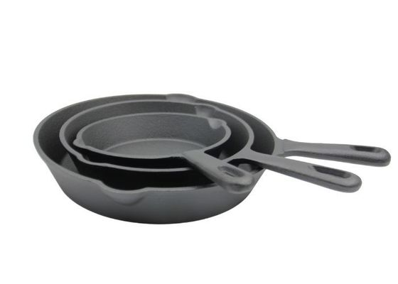 Poêle Pan For Searing, cuisson de fonte de 10 pouces, faisant frire - Pré-chevronné