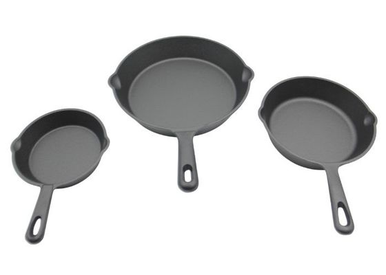 fonte de 16cm faisant frire Pan Deep Cast Iron Skillet pour faire frire d'émoi