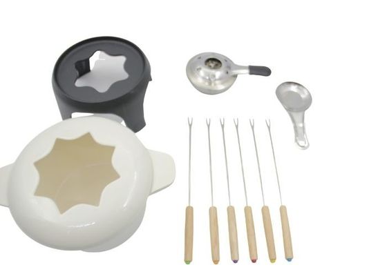 D'OEM de fonte de fondue pots de fondue de fromage d'émail de bâton non 1,5 quarts