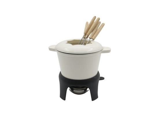 D'OEM de fonte de fondue pots de fondue de fromage d'émail de bâton non 1,5 quarts