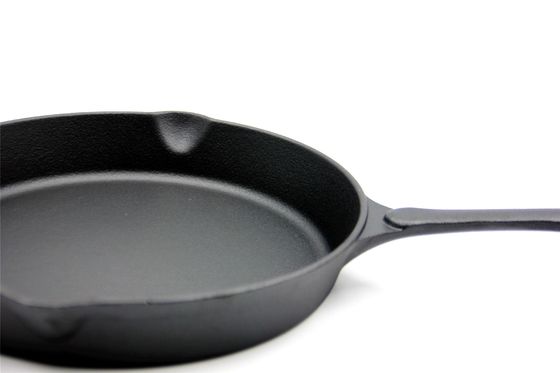 6,3 pouces ont pré assaisonné la poêle de fonte pour la cuisson extérieure