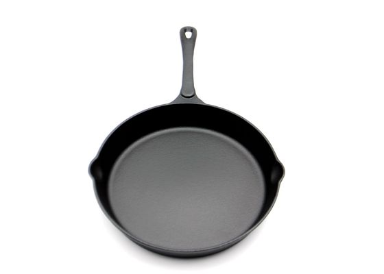 6,3 pouces ont pré assaisonné la poêle de fonte pour la cuisson extérieure