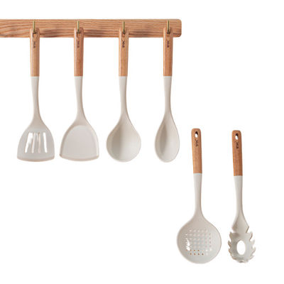 Ensemble d'ustensile de cuisine de silicone d'accessoires de Cookware de cuisine d'OEM BSCI