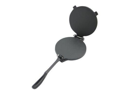 20cm Cast Iron Tortilla Press Maker Flat Bottom Black Round Shape