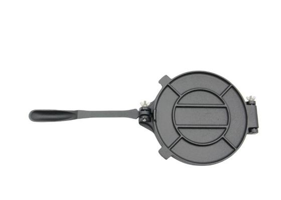 20cm Cast Iron Tortilla Press Maker Flat Bottom Black Round Shape