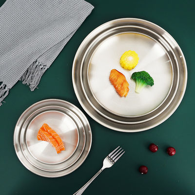 304/201 Cookware d'acier inoxydable place des plats de sauce 7/8/9/10cm