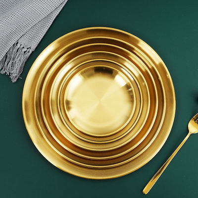304/201 Cookware d'acier inoxydable place des plats de sauce 7/8/9/10cm