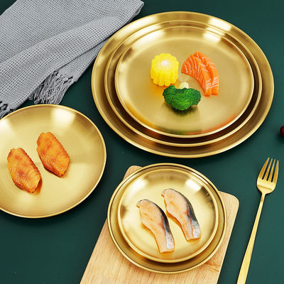 304/201 Cookware d'acier inoxydable place des plats de sauce 7/8/9/10cm